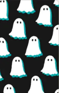 A Yoto card in the ghost pattern