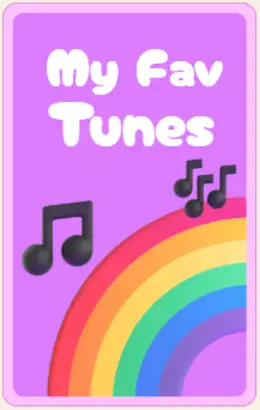 My Fav Tunes Yoto card